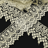 3 meters 75mm Lurex Lace - ACCESSOIRES LEDUC BV